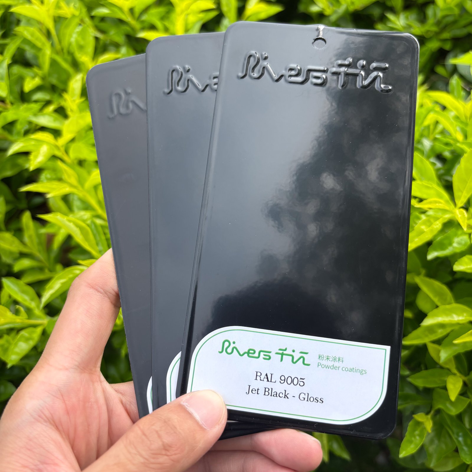 Black powder coating series