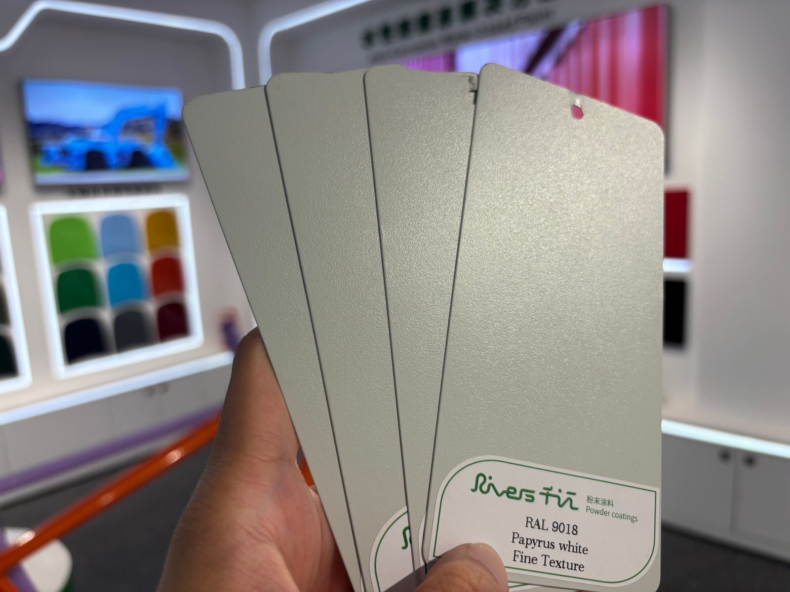 Sand texture powder coating