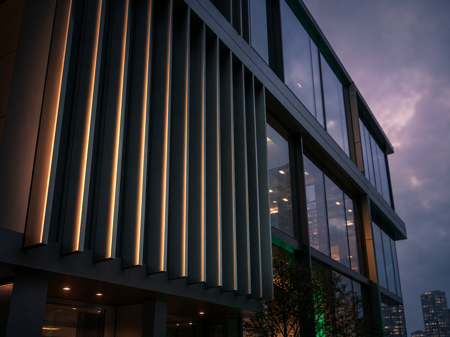 Architectural aluminum profile powder coating